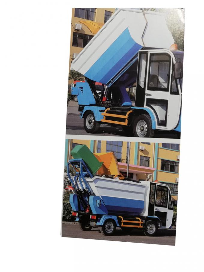 Caminhão de lixo bonde de quatro veículos com rodas/caminhões Waste bondes grande capacidade 0