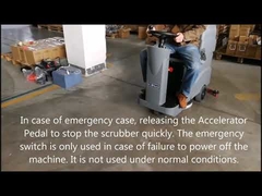 Passeio a bateria no limpador de piso para piso comercial resistente