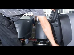 Bateria Dycon caminhar atrás de lavadora de chão com tração