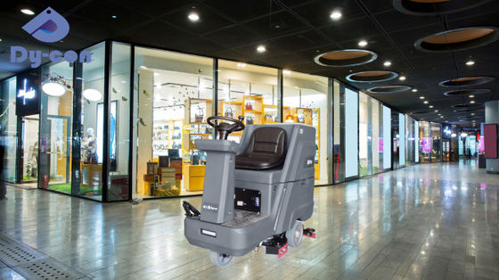 Limpeza de Shopping Feito Fácil - D8Pro Ride-On Lavadora de Chão Secador