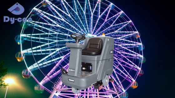 Dispositivo de lavagem de pavimentos industrial Dycon D8 Pro - 41441 FqFt/Hr, tanque de 140L